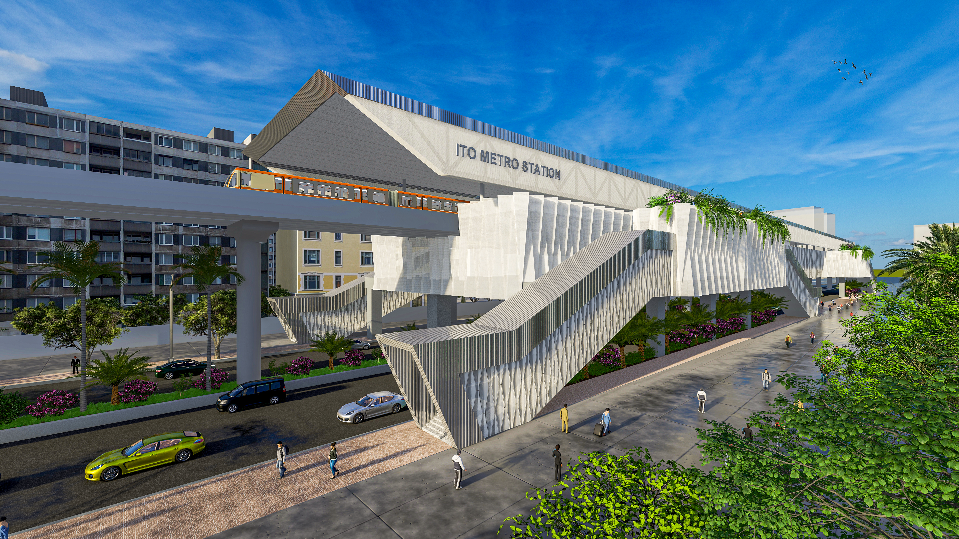 ITO Metro Station — Building Information Modeling